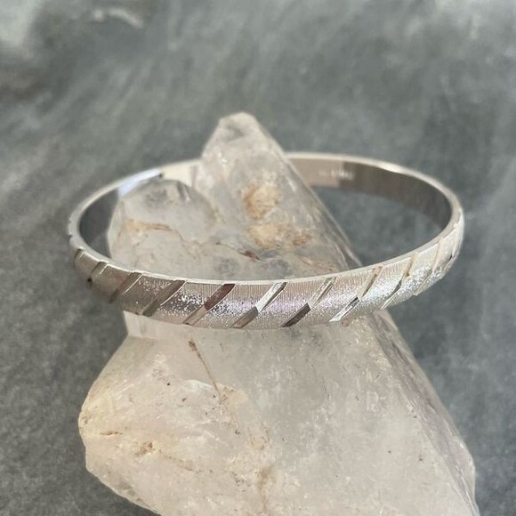 Monet Jewelry - SOLD Vintage MONET Silver Bangle Bracelet